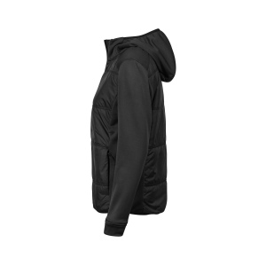 Veste bi-matière à capuche femme 11
