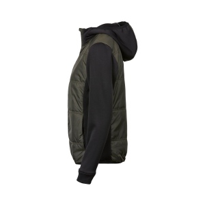 Veste bi-matière à capuche femme 13