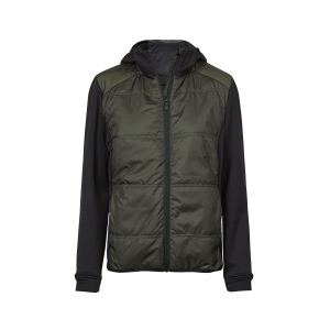 Veste bi-matière à capuche femme 4