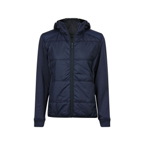 Veste bi-matière à capuche femme 3