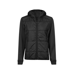 Veste bi-matière à capuche femme 2