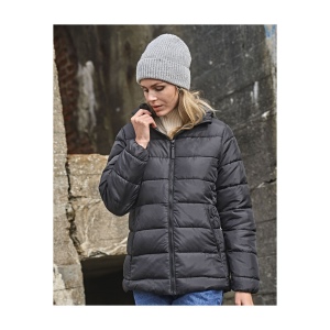 Doudoune à capuche en polyester recyclé