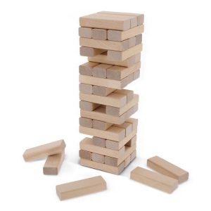 Jeu de tour en bois en pochette 2