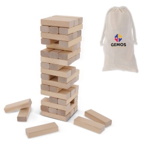 Jeu de tour en bois en pochette