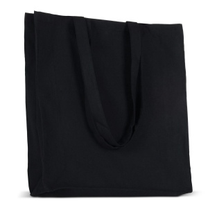 Sac en coton recyclé avec soufflet 140g/m² 38x10x42cm 10