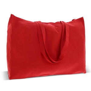 Recycled cotton bag with gusset 140g/m² 49x14x37cm 17
