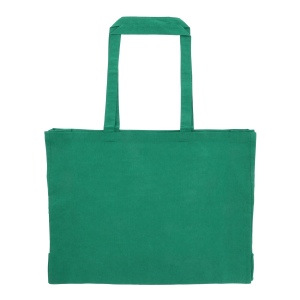 Recycled cotton bag with gusset 140g/m² 49x14x37cm 18