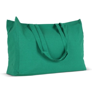 Recycled cotton bag with gusset 140g/m² 49x14x37cm 19