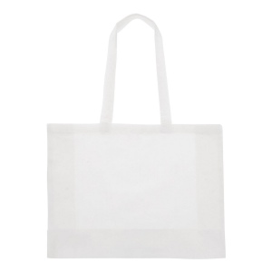Recycled cotton bag with gusset 140g/m² 49x14x37cm 9
