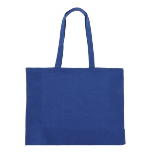 Recycled cotton bag with gusset 140g/m² 49x14x37cm 14