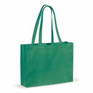 Recycled cotton bag with gusset 140g/m² 49x14x37cm 7