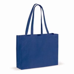 Recycled cotton bag with gusset 140g/m² 49x14x37cm 5