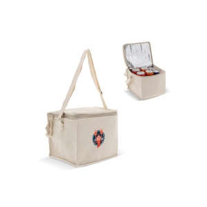 Sac isotherme coton carré 22x18x18cm