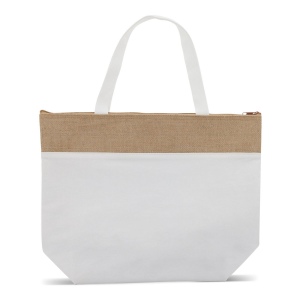 Sac isotherme de plage coton/jute 43x33x14 cm 5