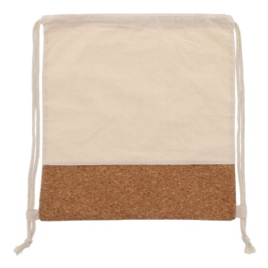 Sac Liège/Jute avec cordelettes en coton 38x41cm 4