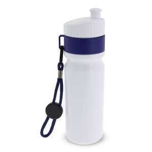 Bidon de sport avec bord et cordon 750ml 21