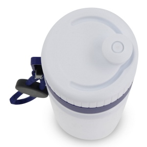 Bidon de sport avec bord et cordon 750ml 23