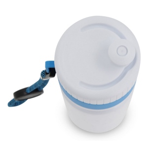 Bidon de sport avec bord et cordon 750ml 27