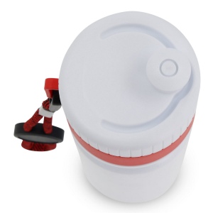 Bidon de sport avec bord et cordon 750ml 32