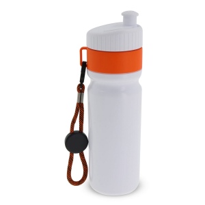 Bidon de sport avec bord et cordon 750ml 33