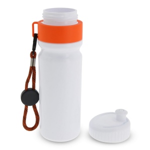 Bidon de sport avec bord et cordon 750ml 35