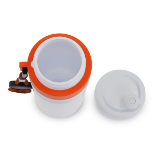 Bidon de sport avec bord et cordon 750ml 36