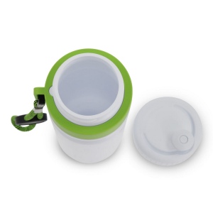 Bidon de sport avec bord et cordon 750ml 43