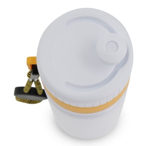 Bidon de sport avec bord et cordon 750ml 45