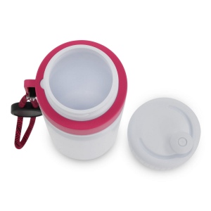 Bidon de sport avec bord et cordon 750ml 50