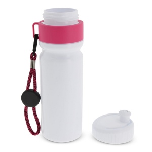 Bidon de sport avec bord et cordon 750ml 52