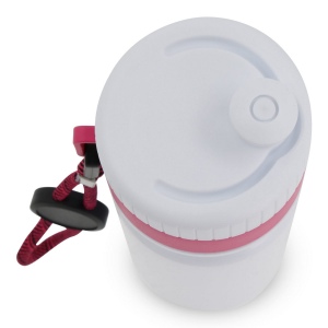 Bidon de sport avec bord et cordon 750ml 53