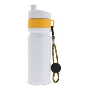 Bidon de sport avec bord et cordon 750ml 10