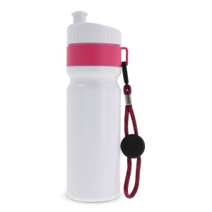 Bidon de sport avec bord et cordon 750ml 11