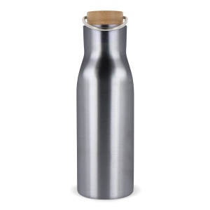 Bouteille isotherme avec couvercle en bambou 500ml 18