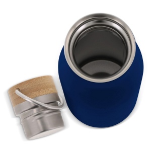 Bouteille isotherme avec couvercle en bambou 500ml 22