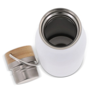 Bouteille isotherme avec couvercle en bambou 500ml 9