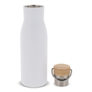 Bouteille isotherme avec couvercle en bambou 500ml 10