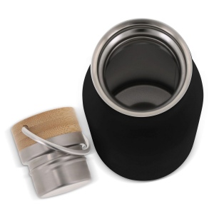 Bouteille isotherme avec couvercle en bambou 500ml 14