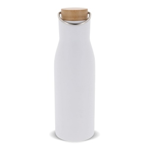 Bouteille isotherme avec couvercle en bambou 500ml 2