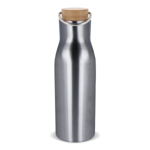 Bouteille isotherme avec couvercle en bambou 500ml 4