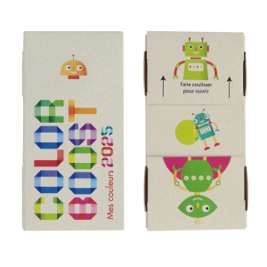 Set 6 crayons couleurs fab. fr (+Copie laser CL11)