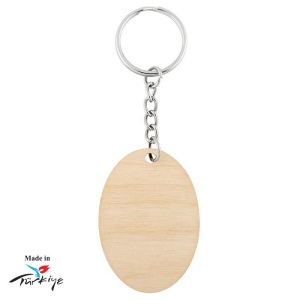 Porte-clés en bois FSC Metmaxx