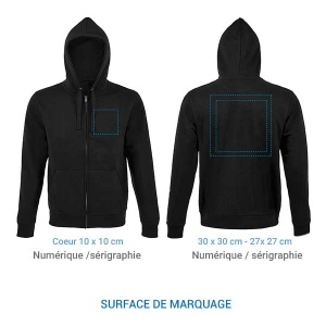 Sweat à capuche zippé NATHAN - France 4