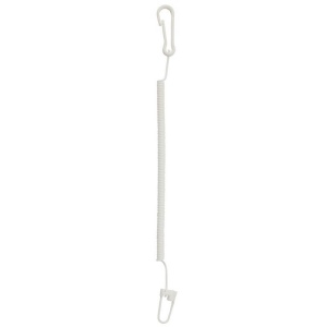 Clip plastique avec cordon en spirale MBW