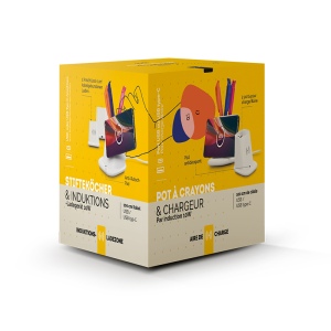 CHARGEUR INDUCTION OU CABLE POT A CRAYONS 7