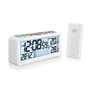 PENDULETTE REVEIL MULTIFONCTIONS AVEC CAPTEUR TEMPERATURE EXTERIEURE 4