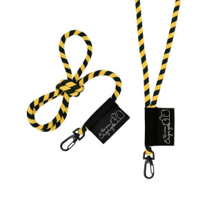 CORDON TOUR DE COU / LANAYRD TUBULAIRE TISSEE 2 COULEURS 5