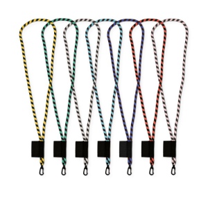 CORDON TOUR DE COU / LANAYRD TUBULAIRE TISSEE 2 COULEURS 3
