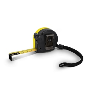 MESURE : METRE RUBAN JAUNE 3m X 16 mm COQUE PLASTIQUE 8