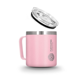 MUG ISOTHERME DOUBLE PAROI INOX AVEC COUVERCLE 7